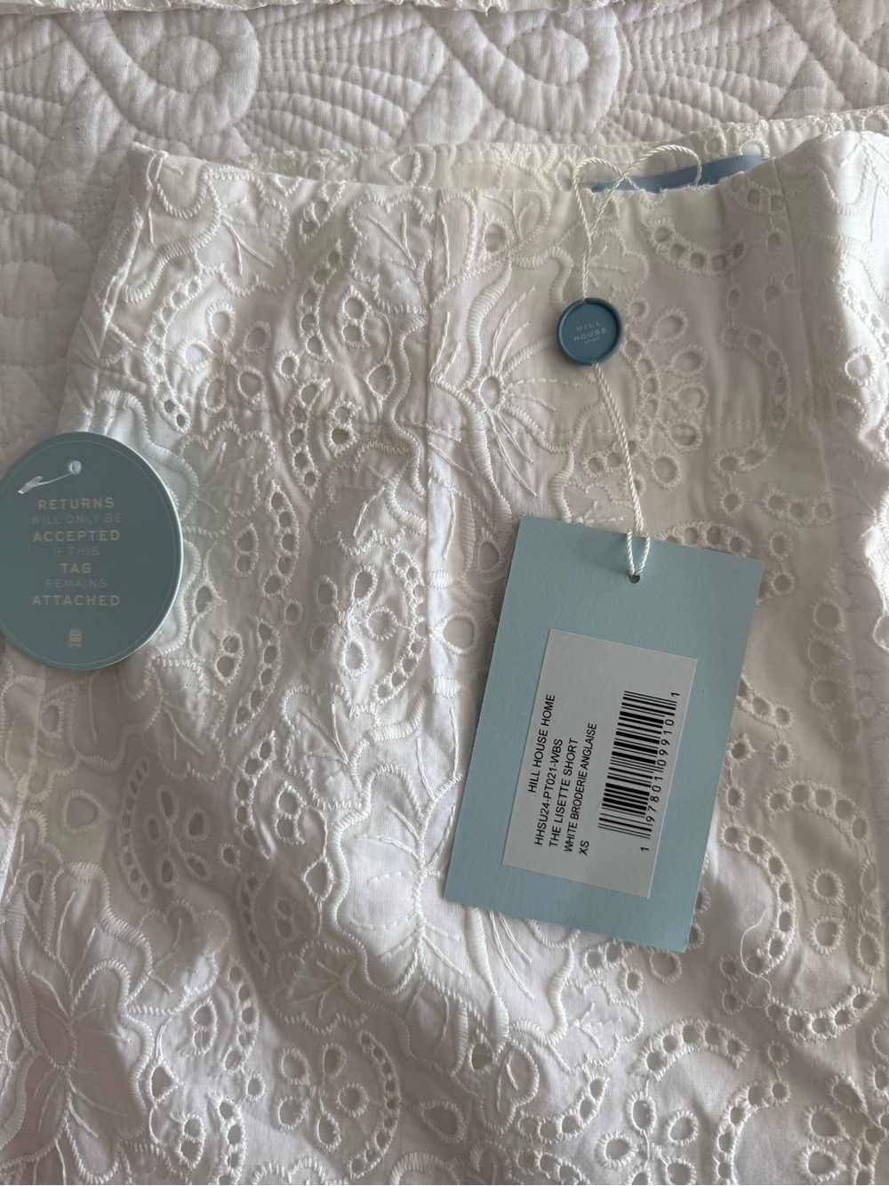 NWT Hill House White Broderie set xs - Picture 2 of 6